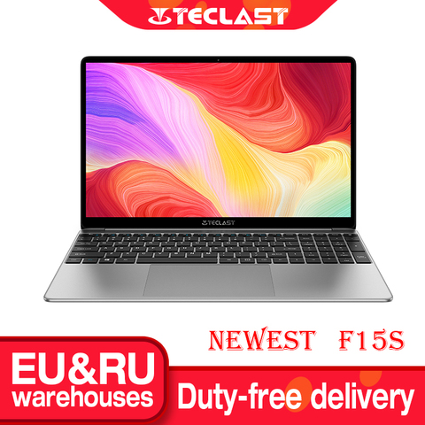 Plus récent Teclast F15S 15.6 pouces ordinateur portable Windows 10 ordinateur portable 1920x1080 Full HD Intel Apollo Lake ordinateurs portables 8GB RAM 128GB ROM double Wifi ► Photo 1/6