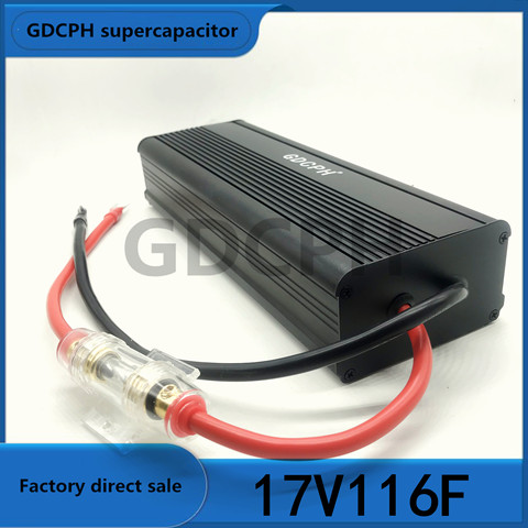 Redresseur de voiture 16V83F voiture module hiver démarrage condensateur 2.85V700F grande capacité peut démarrer voiture Ferrari condensateur 17V116F ► Photo 1/6