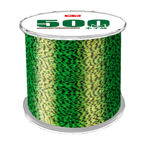 Ligne de pêche 3D Invisible Super forte à revêtement fluorocarbone, Monofilament, 500m ► Photo 1/6