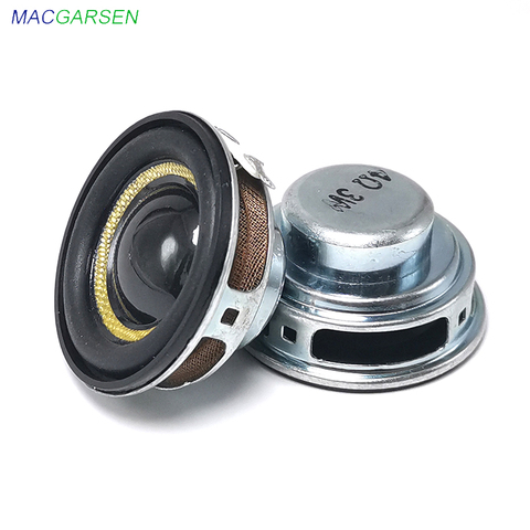 2 pièces 40mm étanche gamme complète haut-parleur 1.5 pouces 3W 4 ohms 8ohm Audio haut-parleurs portables pour bricolage étanche Bluetooth haut-parleur ► Photo 1/6