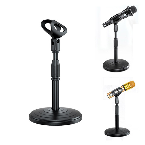 Mini Support de Microphone de bureau pliable Support de Microphone réglable Support de montage Support de Microphone micro ► Photo 1/6