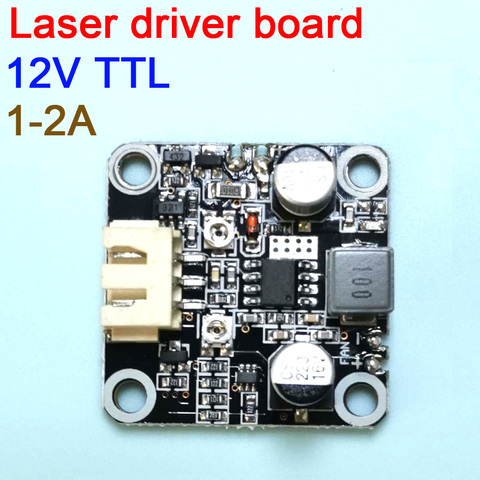 Carte pilote Laser Diode LD avec courant de modulation TTL 1A - 2A 12V courant de tension réglable 405nm 445nm 450nm newaa ► Photo 1/3