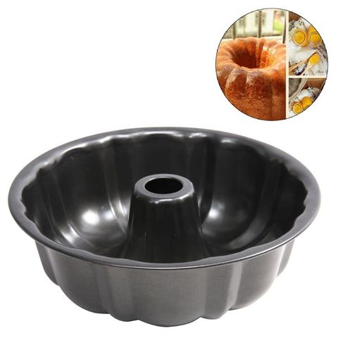 Nouveau moule à gâteau cannelé en Silicone-rond moule de cuisson Bundt profond-ustensiles de cuisson antiadhésifs, moules à gâteau en forme de citrouille casserole jello ► Photo 1/5