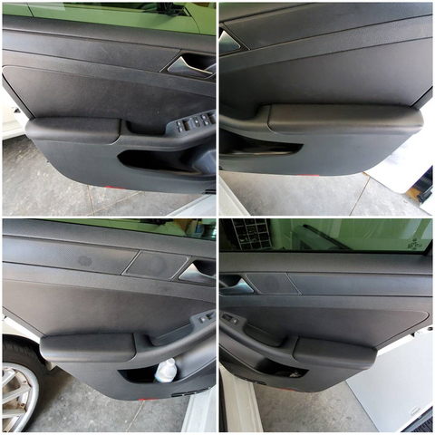 Panneau de porte intérieur de la voiture | En cuir microfibre, pour VW Jetta MK6 2012 2013 2014, housse de protection en peau ► Photo 1/6