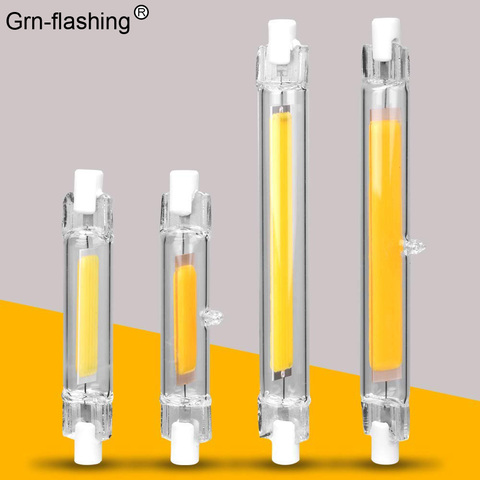 R7S 4W 8W COB ampoule 78mm 118mm lumière tubulaire AC220V alimenté projecteur remplacer lampe halogène lumière lampe économiseuse d'énergie ► Photo 1/6