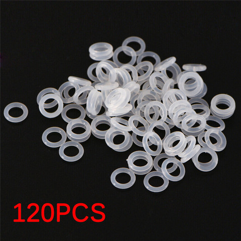 120 pièces en caoutchouc O Ring clavier interrupteur amortisseurs claviers accessoires blanc pour amortisseurs Keycap O Ring remplacer pièce en gros ► Photo 1/6