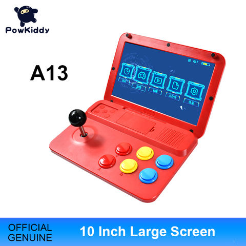 POWKIDDY – Console de jeux vidéo rétro A13, 10 pouces, Joystick Arcade A7, Architecture Quad-Core CPU, simulateur, cadeau pour enfants ► Photo 1/6