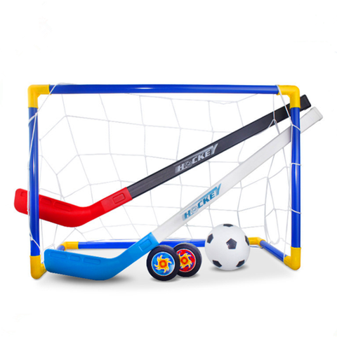 Bâton de Hockey sur glace pour enfants, outils d'entraînement en plastique, Mini ensemble de Football amovible ► Photo 1/3