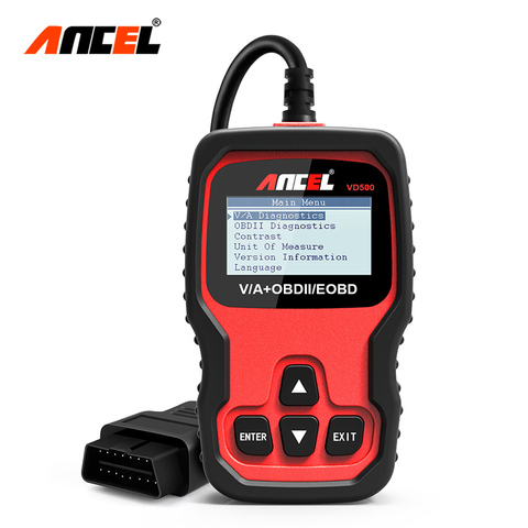 Ancel VD500 OBD2 Voiture Automobile Scanner Moteur ABS Airbag Code de Défaut Lecteur Huile Service EPB Enlever L'outil De Diagnostic pour Audi VW ► Photo 1/6