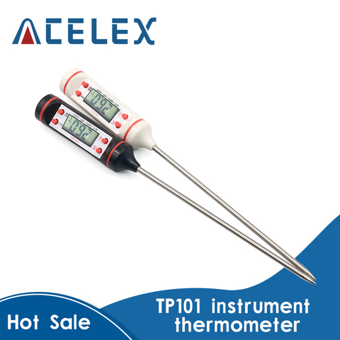 Thermomètre numérique pour viande, cuisson des aliments, BBQ, sonde, eau, lait, huile, four liquide, capteur de température numérique, Thermocouple ► Photo 1/6