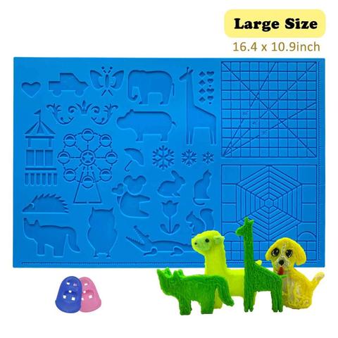 Dikale 3D stylo tapis 3D impression stylo grand Silicone Design tapis Pad 3D stylos outils de dessin pour enfants et 3D stylo artistes livraison directe ► Photo 1/5