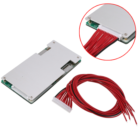 Carte de Protection de batterie au Lithium-ion à courant élevé de 14S 45A 50.4V avec l'équilibre BMS PCB Mayitr ► Photo 1/6