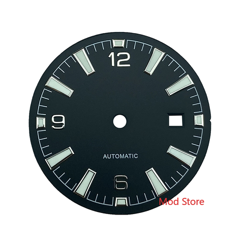 Chaude 33mm Nologo noir/bleu/Orange montre stérile cadran ajustement ETA2824 Miyota8215 DG2813 mouvement mer maître Style hommes montre ► Photo 1/6