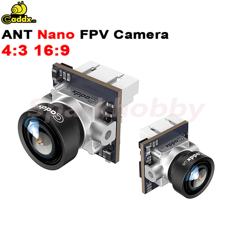 Caddxant Nano FPV caméra 1200TVL, objectif 1.8mm 16:9/4:3 Iamge Global WDR avec OSD 3D DNR NTSC PAL 2g Cinewhoop caméra pour RC FPV ► Photo 1/6