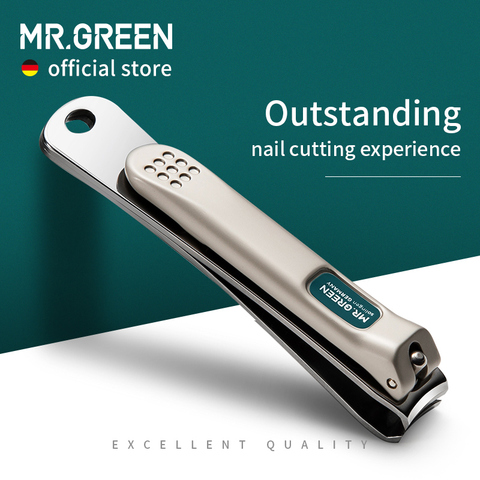 MR.GREEN-coupe-ongles en acier inoxydable à lame incurvée, ciseaux pour ongles, outils de manucure ► Photo 1/6