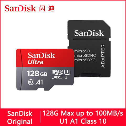 Sandisk-carte SD Ultra Micro, 128 go, 32 go, 64 go, 256 go, 16 go, 400 go, carte SD/TF, carte mémoire 32, 64, 128 go, microSD, pour téléphone ► Photo 1/6