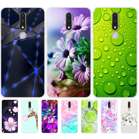 Coque de téléphone pour Nokia 3.1 Plus housse de protection mignon dessin animé Silicone souple couverture arrière Nokia3.1 pour Nokia 3.1 Plus 2022 étui sac ► Photo 1/6