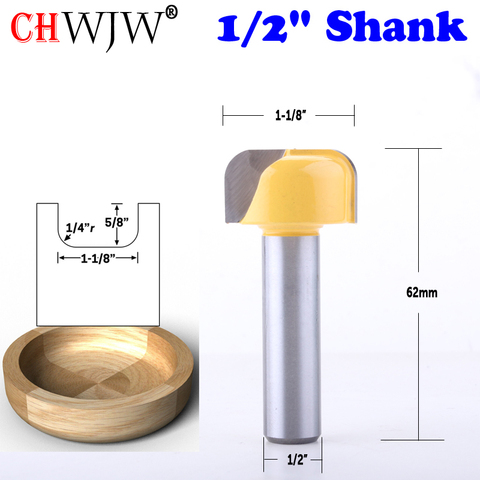 CHWJW – tige de coupe pour le travail du bois, 1 pièce, 1/2 