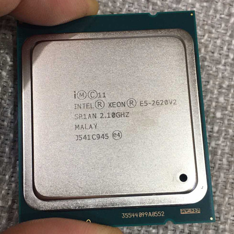 Intel Xeon E5 2620 v2 E5-2620V2 E5 2620v2 2.1 GHz Six cœurs douze fils processeur d'unité centrale 15M 80W LGA 2011 approprié X79 ► Photo 1/3