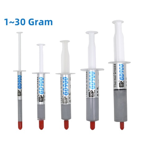 Dissipateur thermique GD900 1/3/5/7/15/30g de graisse thermique GD900, pour processeurs, dissipateur thermique refroidisseur d'eau ► Photo 1/6