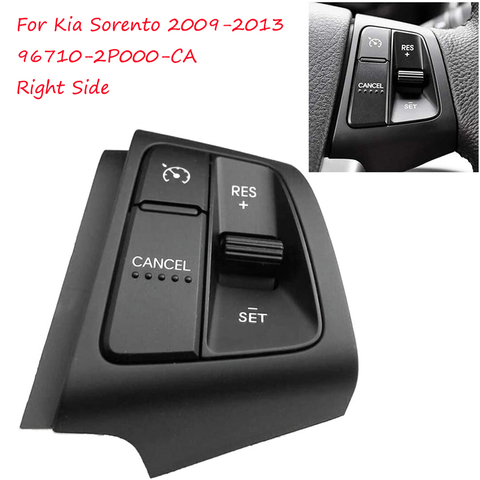 Interrupteur de contrôle de vitesse pour volant de voiture, droite, compatible avec Kia Sorento, 2009, 2010, 2011, 2012, 2013 ► Photo 1/6