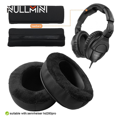 Null mini – oreillettes de remplacement, pour Sennheiser HD280PRO HD280 PRO, manchon de casque ► Photo 1/6