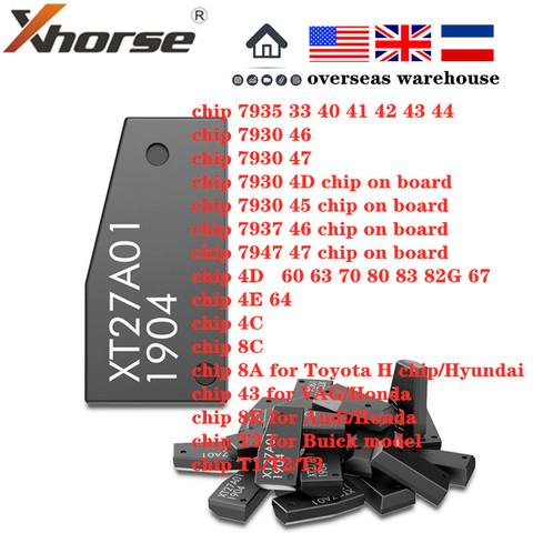 Xhorse-transpondeur pour outil pour clé pour VVDI2 VVDI, Super puce XT27A01 XT27A66 ► Photo 1/4