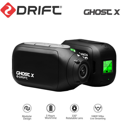 Drift Ghost X – caméra de sport d'action, Ambarella A12 DVR 1080p Full Hd, application Wifi, pour moto en plein air, vtt, casque de vélo ► Photo 1/6