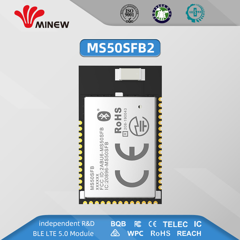 Minew – Module émetteur-récepteur Bluetooth rf sans fil, nRF52832 2.4 GHz MS50SFB 2.4 ghz Ble 5.0 ► Photo 1/6