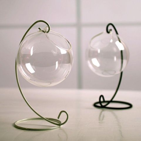 Fleur plante verre clair Vase suspendus planteur Terrarium conteneur fête mariage décor bouteille Pot maison jardin boule rond Vase nouveau ► Photo 1/6