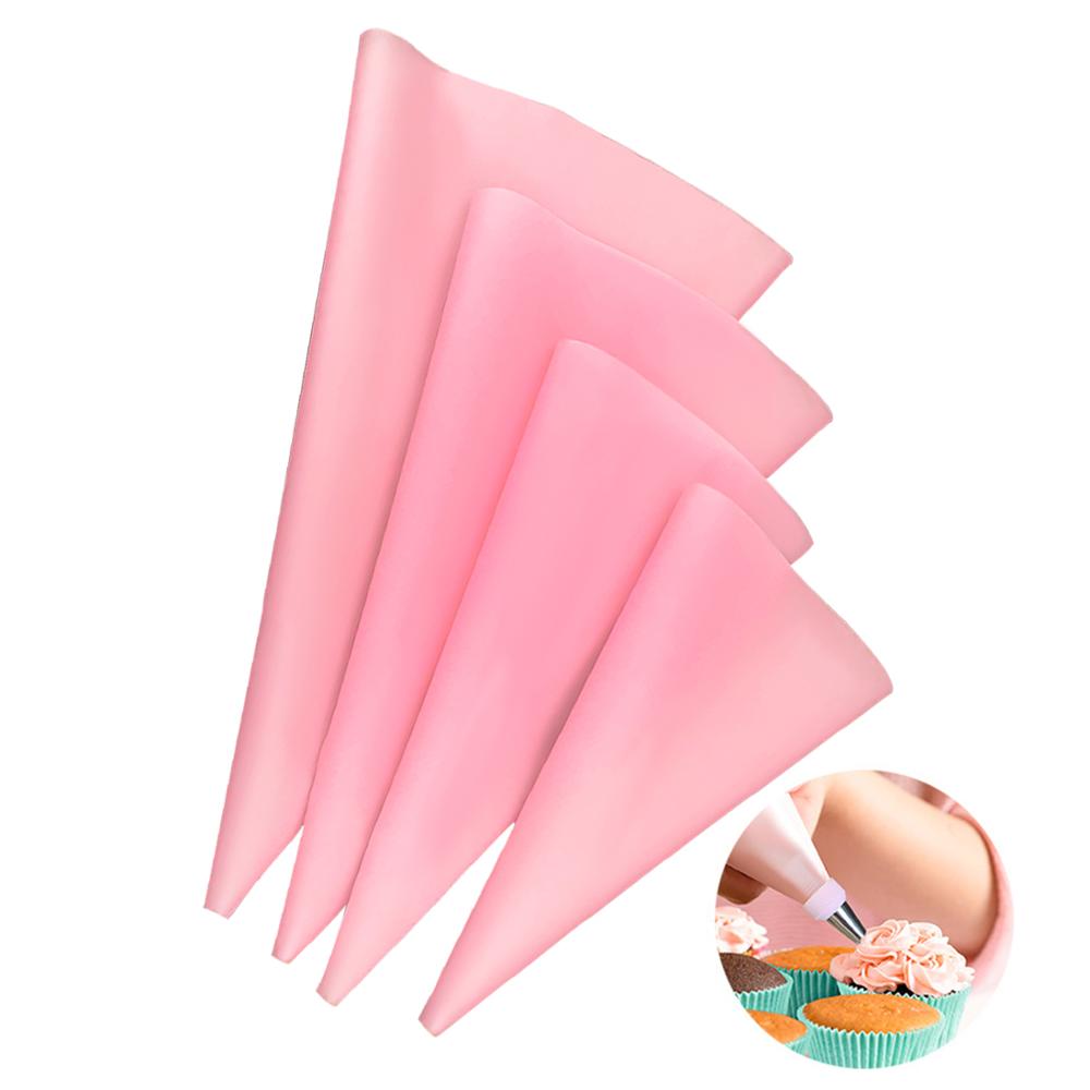 1PC Silicone glaçage tuyauterie crème pâtisserie sac confiserie sac buse bricolage gâteau décoration cuisson décoration outils pour gâteau Fondant ► Photo 1/6