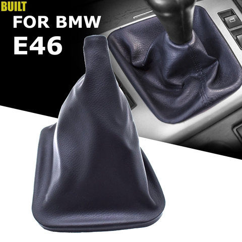 Pommeau de levier de vitesse manuel guêtre levier de vitesse manette de vitesse levier tête poignée colliers Gaitor housse de protection pour BMW E30 E32 E34 E36 E46 Z3 ► Photo 1/6