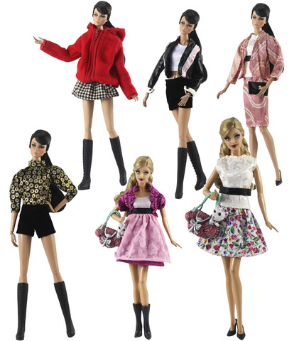 Vêtements costume/ensemble jupe haut/manteau/vêtements décontractés vêtements d'hiver/accessoires de poupée pour barbie xinyi FR poupée 1/6/vêtements de poupée de 30cm ► Photo 1/6