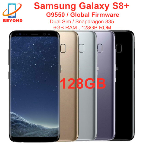 Débloqué Samsung Galaxy S8 Plus S8 + G955U 4GB RAM 64GB ROM 6.2 