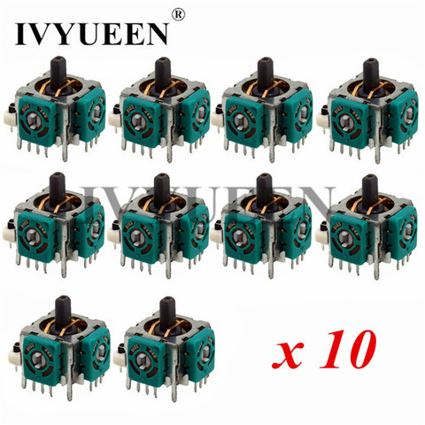 IVYUEEN 10 pièces 3D analogique pouce bâton capteur potentiomètres pièces de réparation pour Microsoft Xbox 360 contrôleur manette de jeu ► Photo 1/2