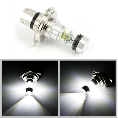 12V 24V H4 H7 LED 100W 3030 20SMD 6500K antibrouillard Super lumineux blanc ampoule phares pour voiture ► Photo 1/6