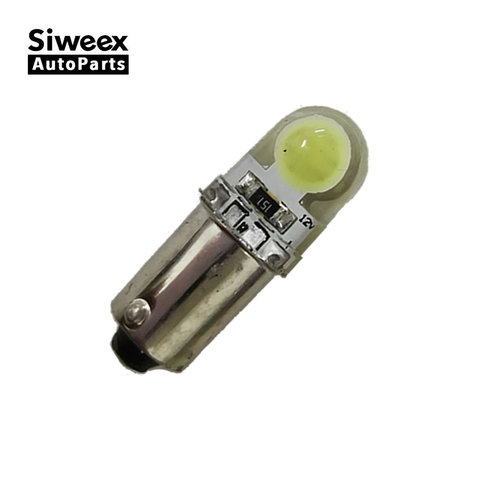 1 pièces BA9S Led COB T4W ampoule SMD Silicone cristal Auto intérieur lecture dôme porte véhicule signal lampes lumière blanc DC 12V ► Photo 1/6