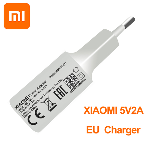 D'origine XIAOMI 5V 2A USB Chargeur Adaptateur Pour XIAOMI Mi 2 3 4 5 6 S F1 A1 A2 Redmi K20 3 3s 4 4A 4C 4X 4Pro 5 Note 3 4 5 6 7 Pro ► Photo 1/6