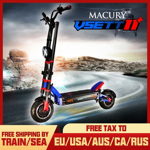 VSETT 11 + 11 pouces tout-terrain Scooter électrique vdécan11 + mis à niveau zéro 11X Plus Hoverboard Double entraînement 60V 3000W Double moteur vtick ► Photo 1/1