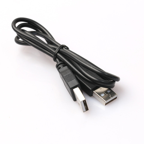 Double USB ordinateur rallonge câble 0.5M 1.2M USB 2.0 Type A mâle à un mâle câble haute vitesse 480 Mbps noir ► Photo 1/4