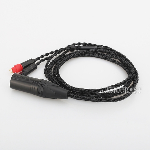 Câble XLR équilibré pour HD650 HD600 HD660s HD6XX UP-OCC en cuivre plaqué argent ► Photo 1/6