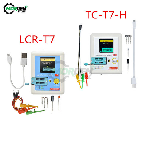 LCR-T7 TC-T7-H LCR-TC1 multifonctionnel Diode Triode compteur de capacité ESR TFT rétro-éclairage Transistor testeur LCR mètre multimètre ► Photo 1/6