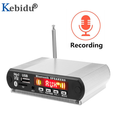 KEBIDU – carte décodeur MP3 Bluetooth sans fil avec boîtier en aluminium, prise en charge du Module Audio USB/TF/FM, enregistrement d'appel, écran couleur ► Photo 1/6