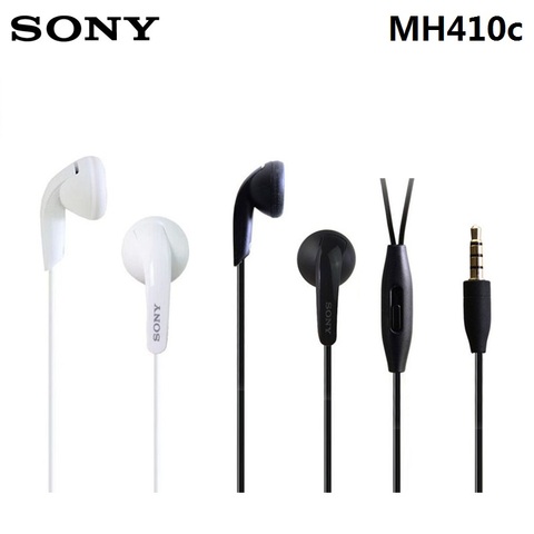 Écouteurs d'origine Sony MH410C écouteurs intra-auriculaires Super basses avec micro pour XPERIA L36H M4 M5 L1 XZS XA XA1 XA2 Z1 Z2 Z3 ► Photo 1/6