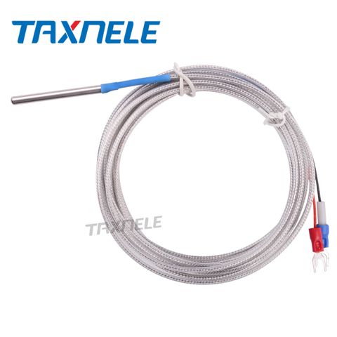 Capteur de température Thermocouple K Type sonde, câble de 2m 0 ~ 800c pour mesure de température dans chaudière four ► Photo 1/6