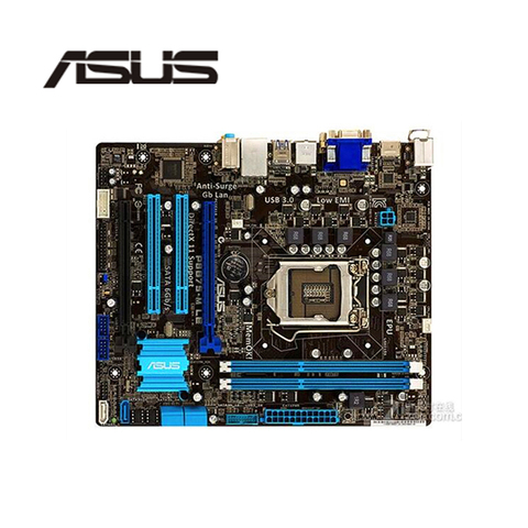 Pour ASUS P8B75-M LE carte mère d'ordinateur LGA 1155 DDR3 pour Intel B75 P8B75 carte mère de bureau SATA II PCI-E X16 utilisé ► Photo 1/1