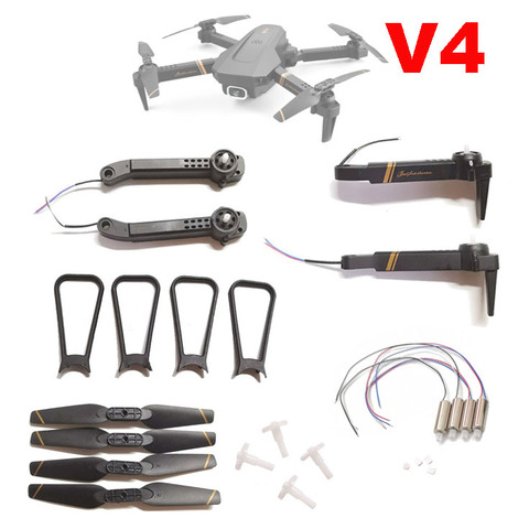 Kit de pièces de rechange pour Drone RICHIE RC, hélices, ailes, moteur de quadricoptère V4 WiFi FPV RC ► Photo 1/6