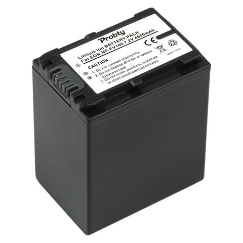 Batterie étendue décodée pour SONY NP-FV100 4650 HDR-CX190 HDR-CX200, 1 x HDR-CX210 NPFV100 FV100, livraison gratuite ► Photo 1/4