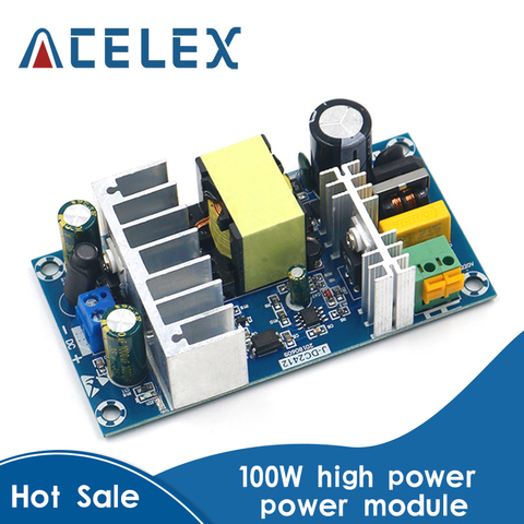 100W 4A-6A Stable haute puissance commutation carte d'alimentation ca 110V 220V à DC 24V transformateur de puissance abaisseur régulateur de tension ► Photo 1/6
