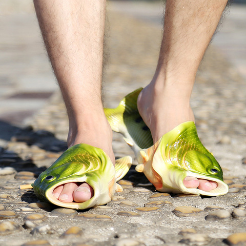 Pantoufles de pêche pour hommes, pantoufles de plage d'été, style tendance, PVC souple/EVA, chaussures unisexes, 2022 ► Photo 1/6